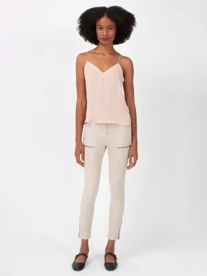 Allena Silk Tank Top - Pink Sky