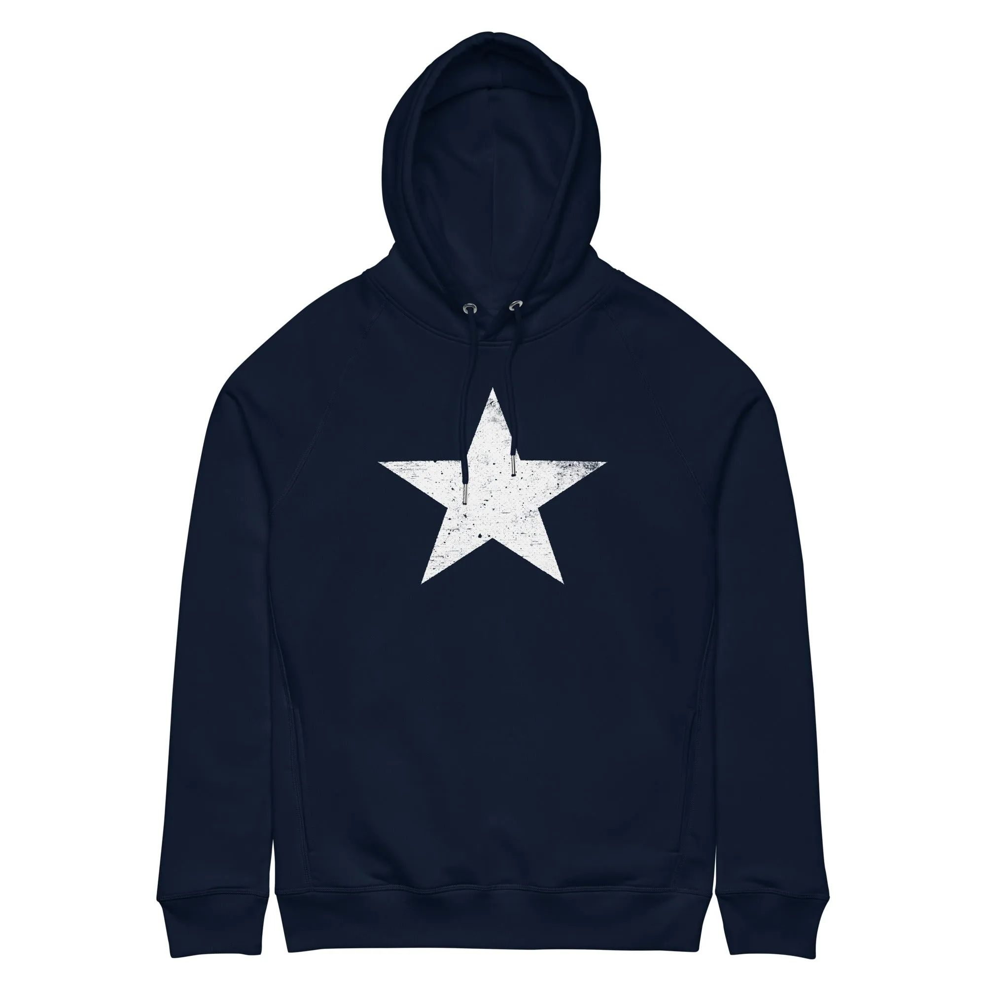 Bonnie Blue Flag Independence Star Organic Side Pocket Hoodie