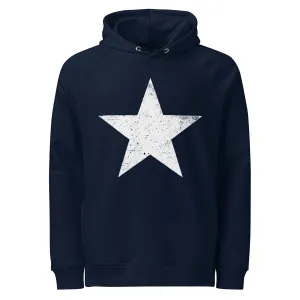 Bonnie Blue Flag Independence Star Organic Side Pocket Hoodie