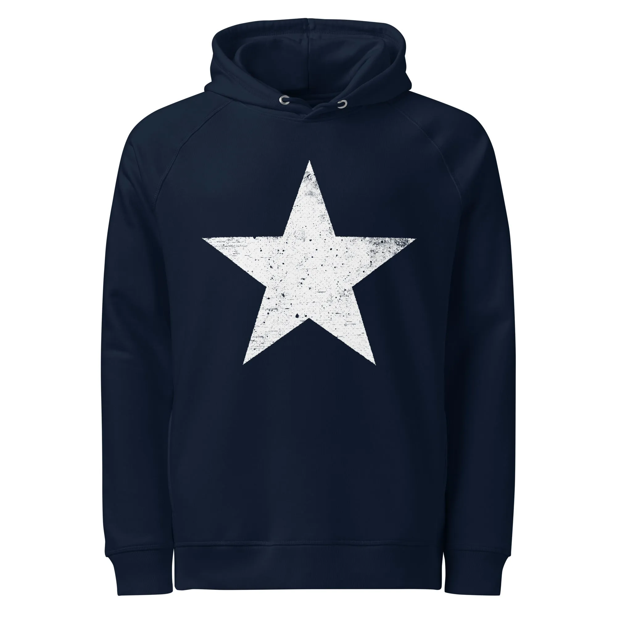 Bonnie Blue Flag Independence Star Organic Side Pocket Hoodie