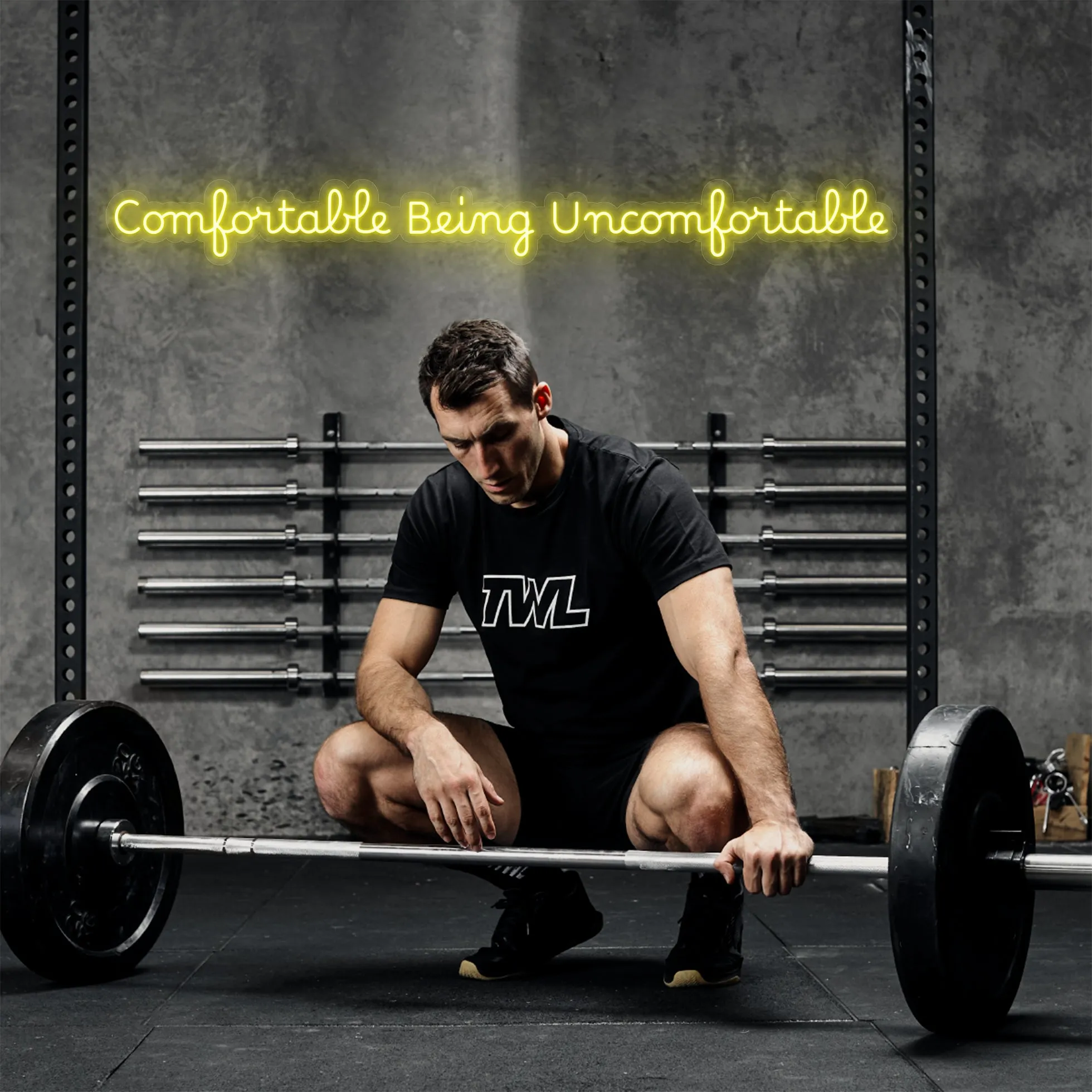 Comfortable Being Uncomfortable LED Neon Sign - MADE TO ORDER