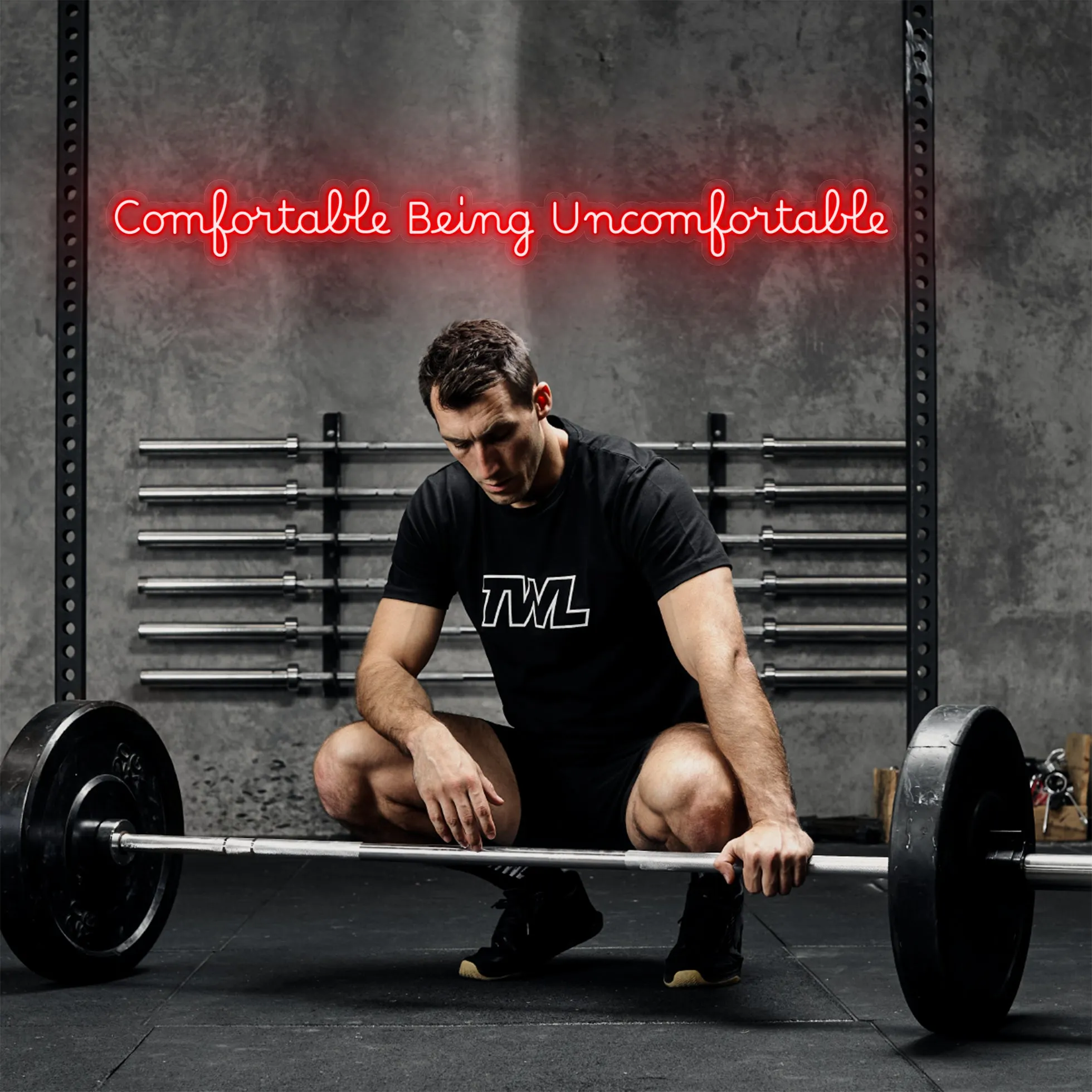Comfortable Being Uncomfortable LED Neon Sign - MADE TO ORDER