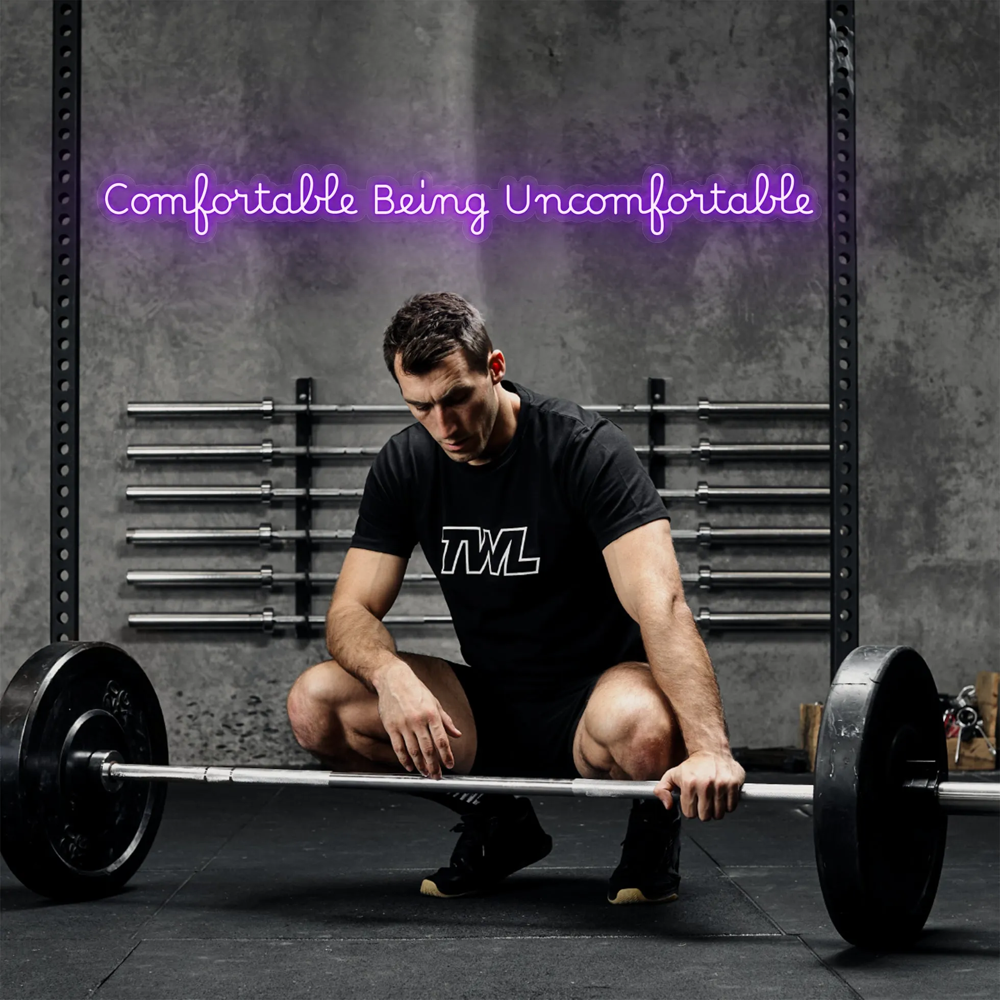 Comfortable Being Uncomfortable LED Neon Sign - MADE TO ORDER