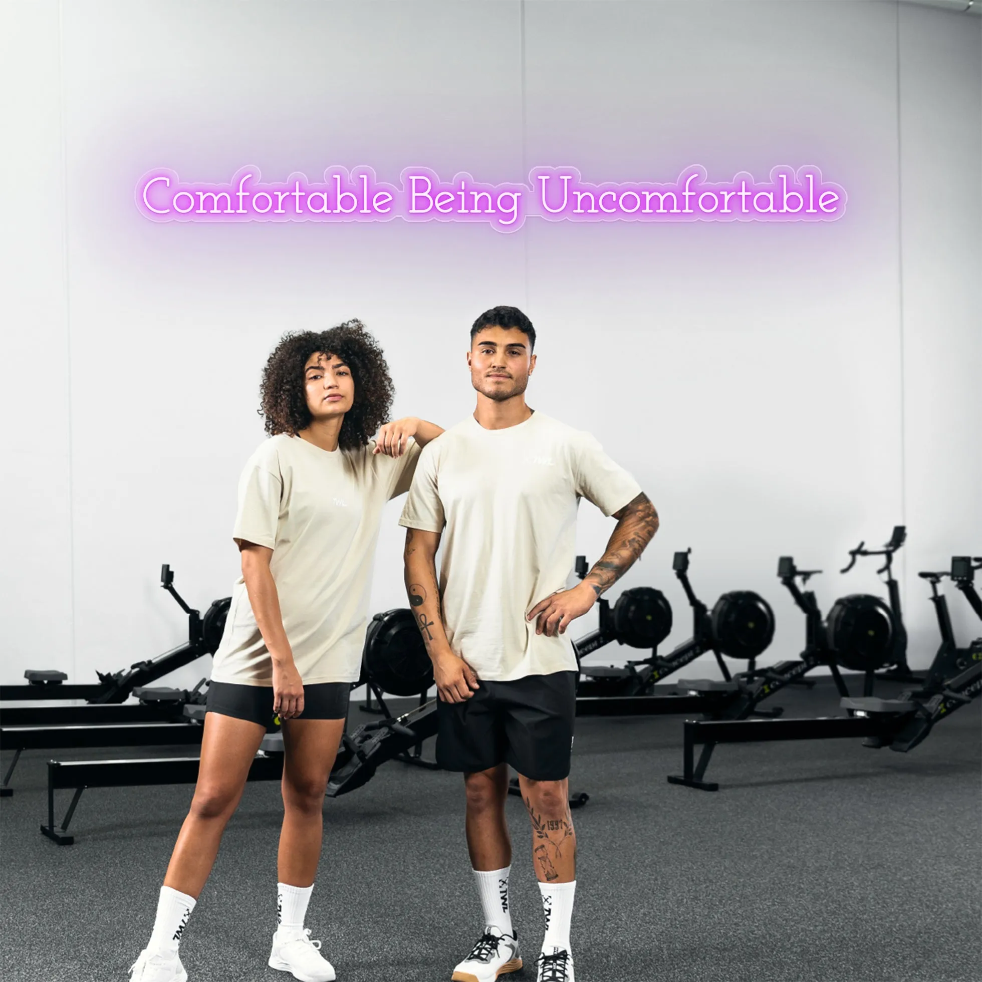 Comfortable Being Uncomfortable LED Neon Sign - MADE TO ORDER