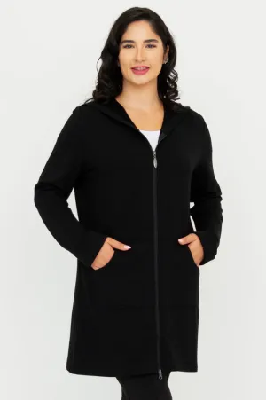 Cortes Jacket, Black, Bamboo Fleece