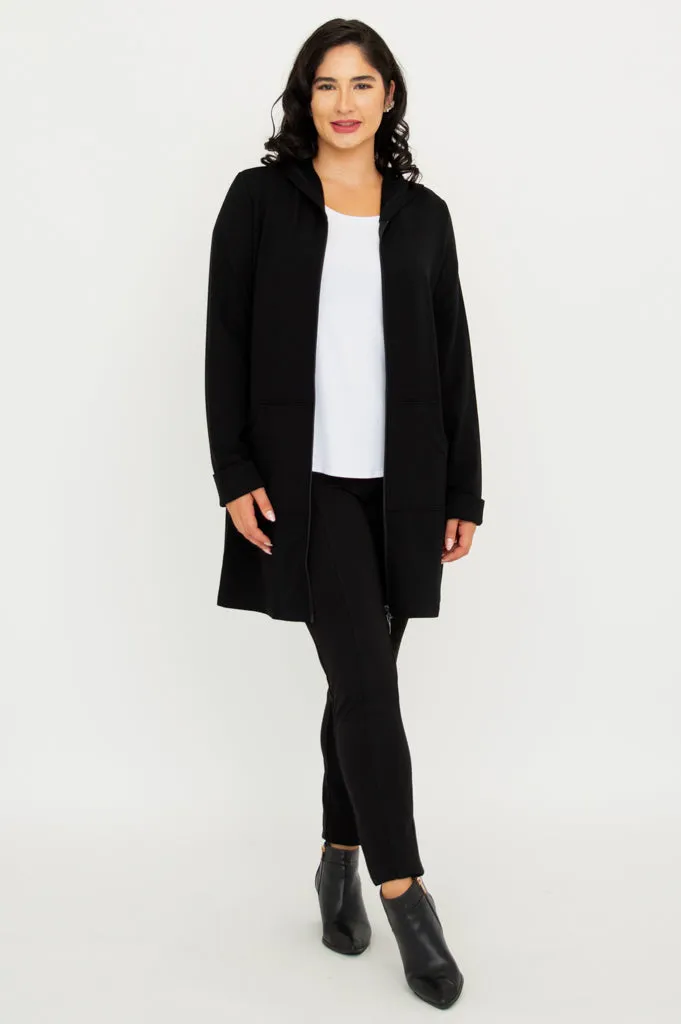 Cortes Jacket, Black, Bamboo Fleece