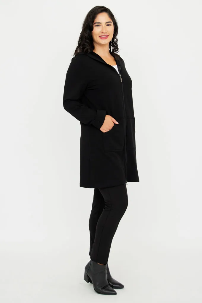 Cortes Jacket, Black, Bamboo Fleece