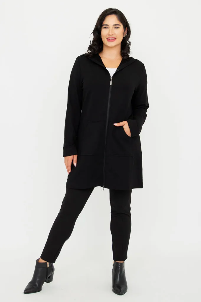 Cortes Jacket, Black, Bamboo Fleece
