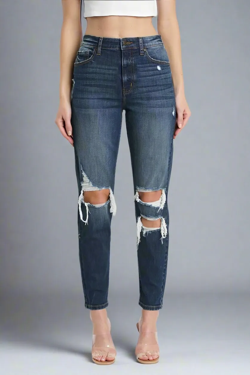 Eunina Tobi high rise mom jeans