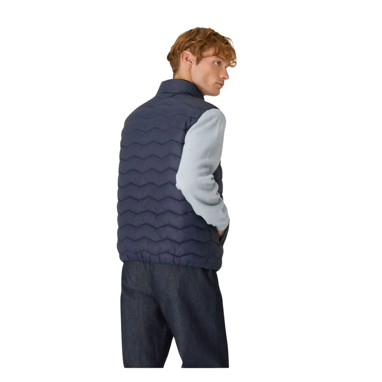 Gilet Uomo K-Way Valen Quilted Warm Blu