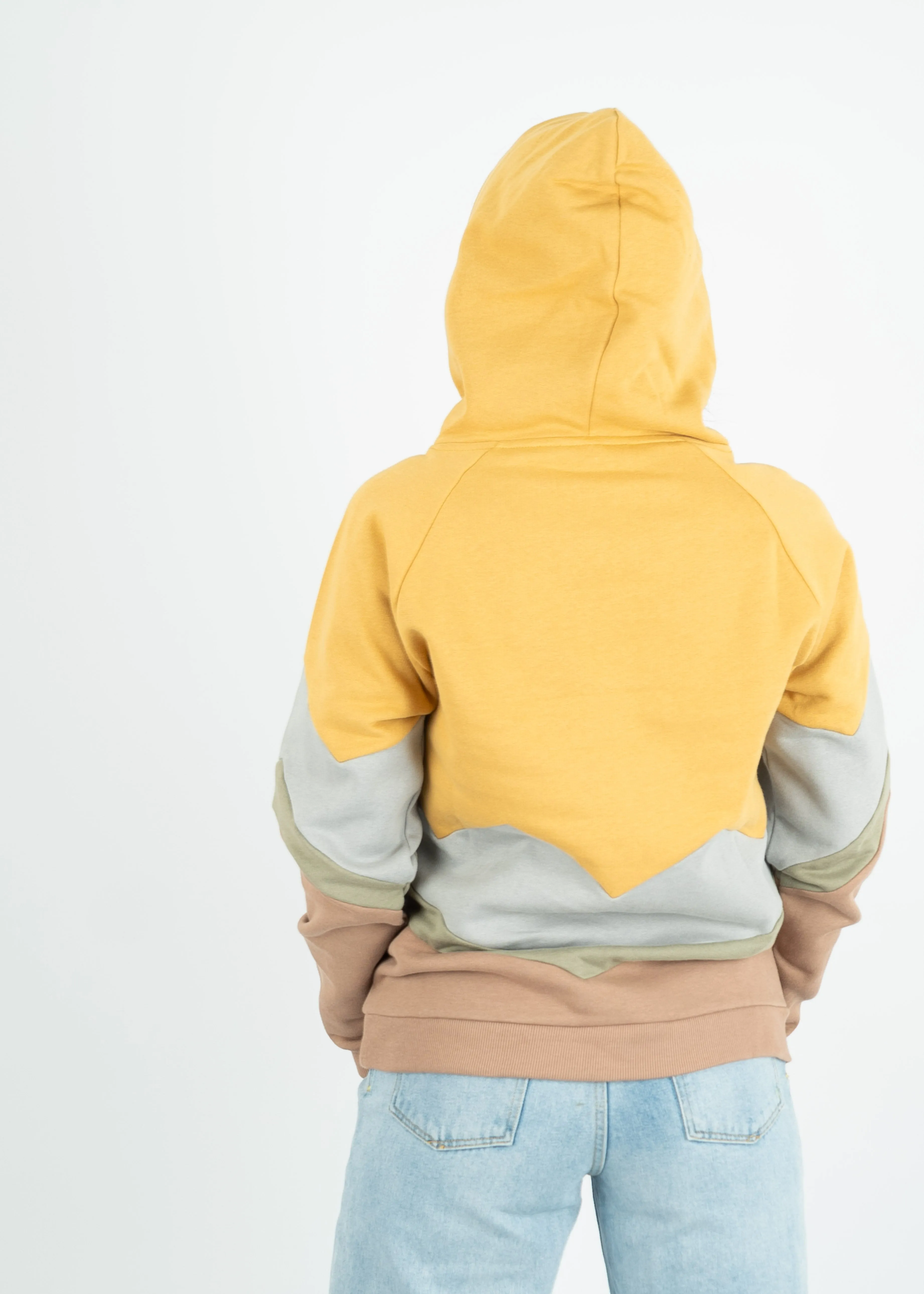 Hoodie BEEVERN Curry/UltimateGrey