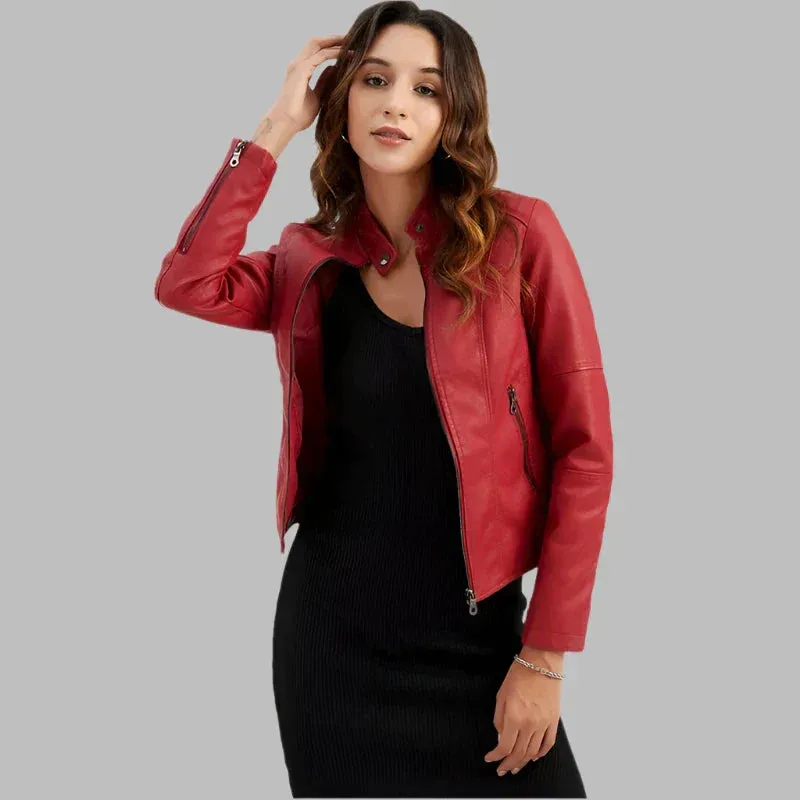 Jolien  Stylish Leather Jacket