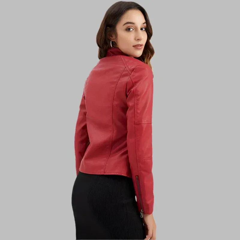 Jolien  Stylish Leather Jacket
