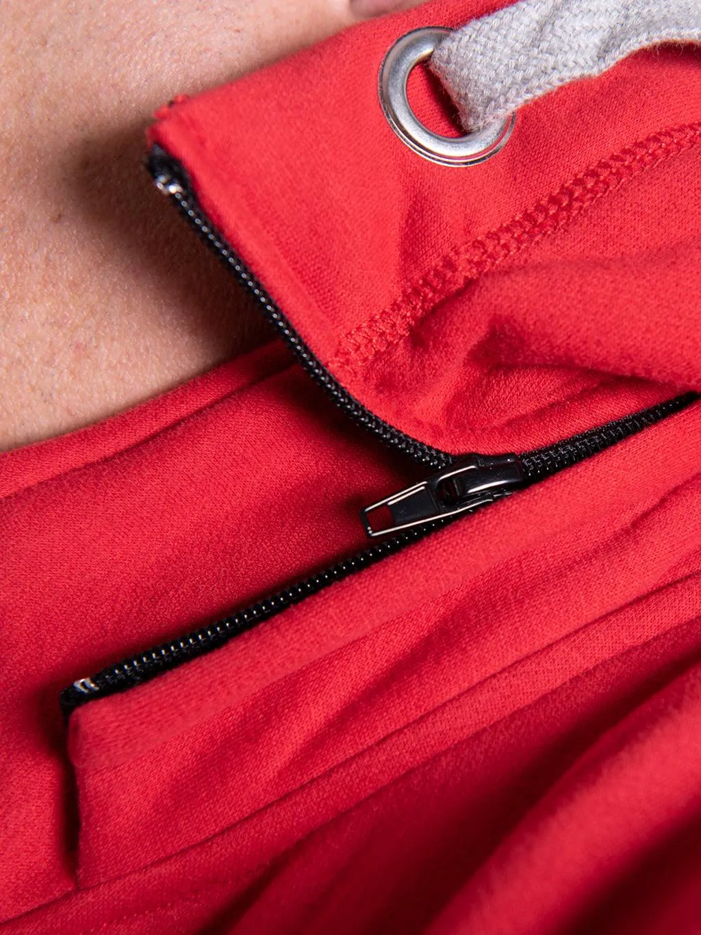 Kevlar Motorcycle Hoodie - Red