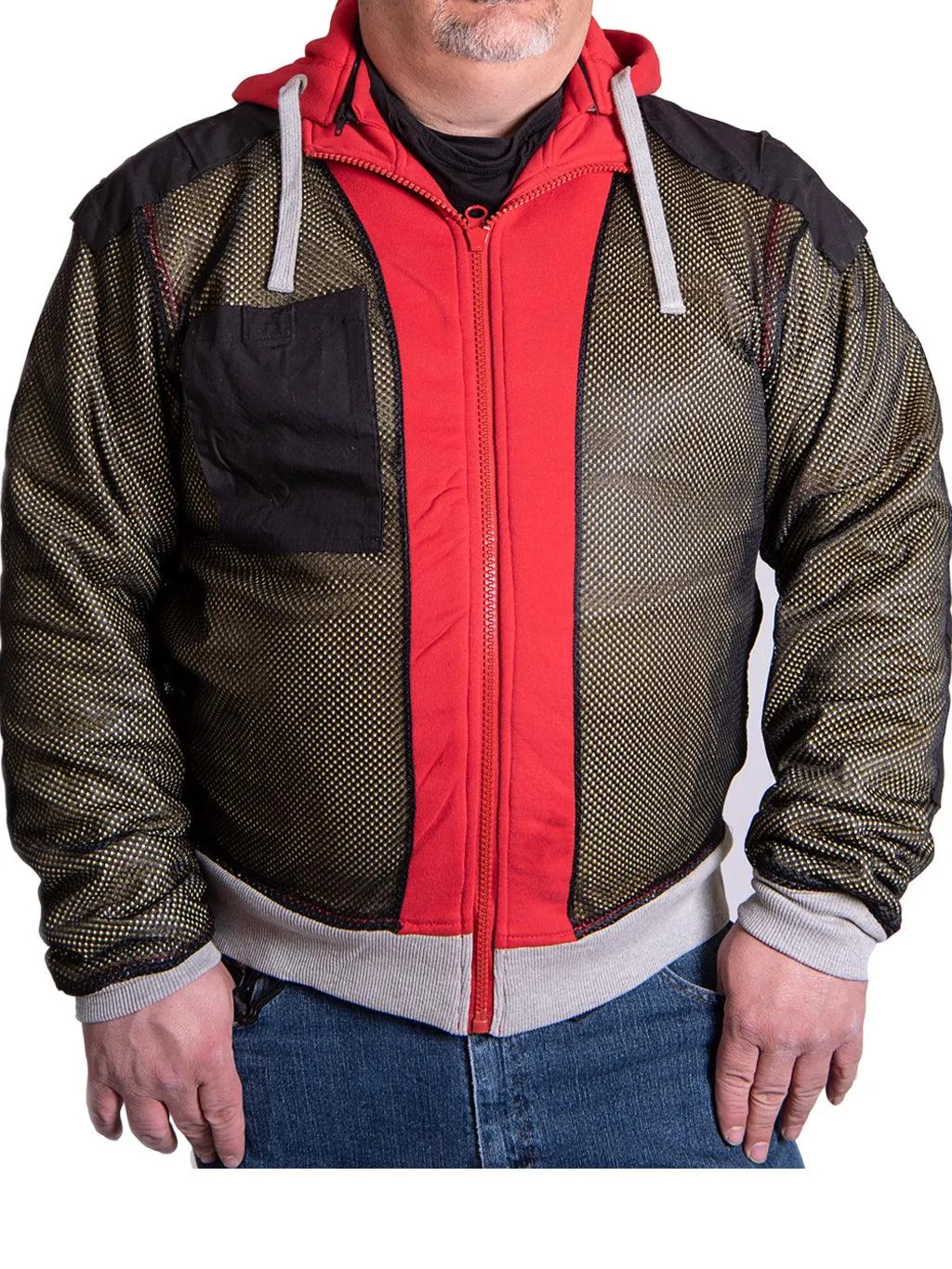 Kevlar Motorcycle Hoodie - Red