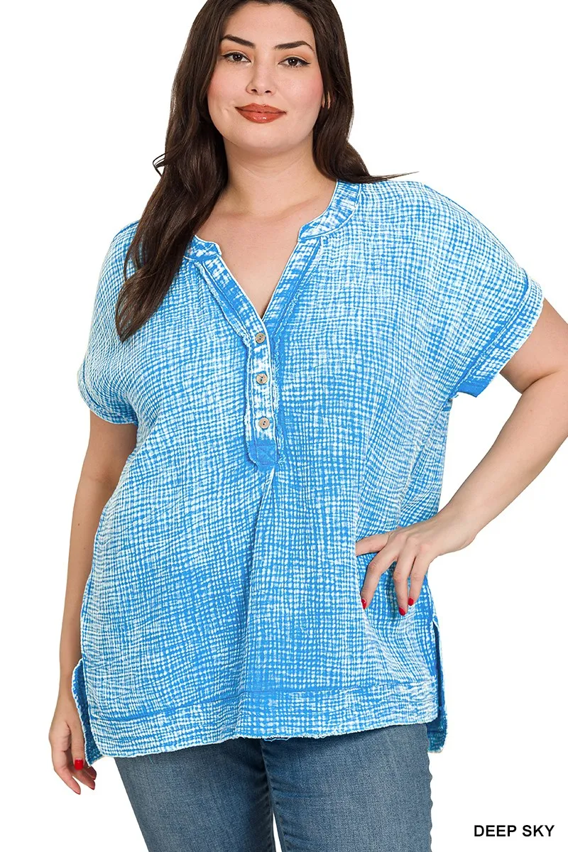 Loving Life Gauze Top