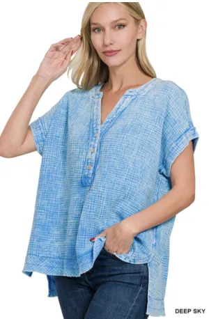 Loving Life Gauze Top