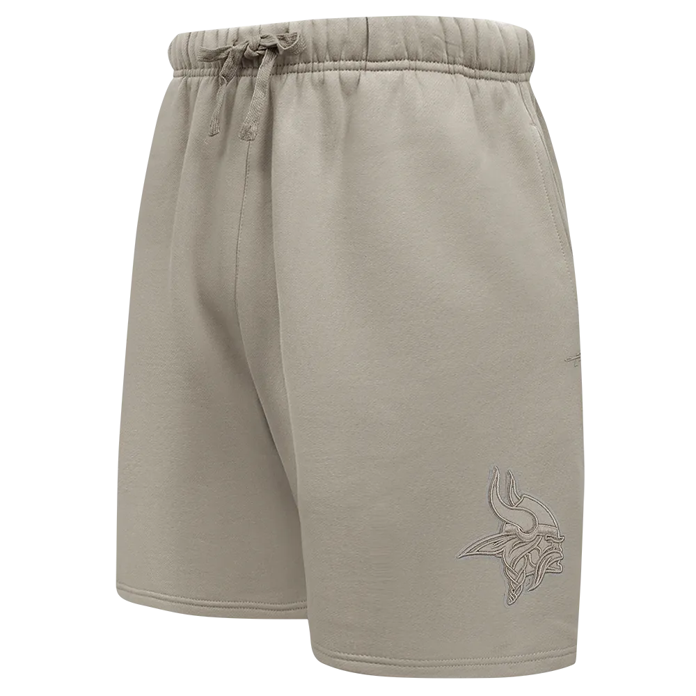 MINNESOTA VIKINGS NEUTRAL MEN'S FLC SHORT (TAUPE)