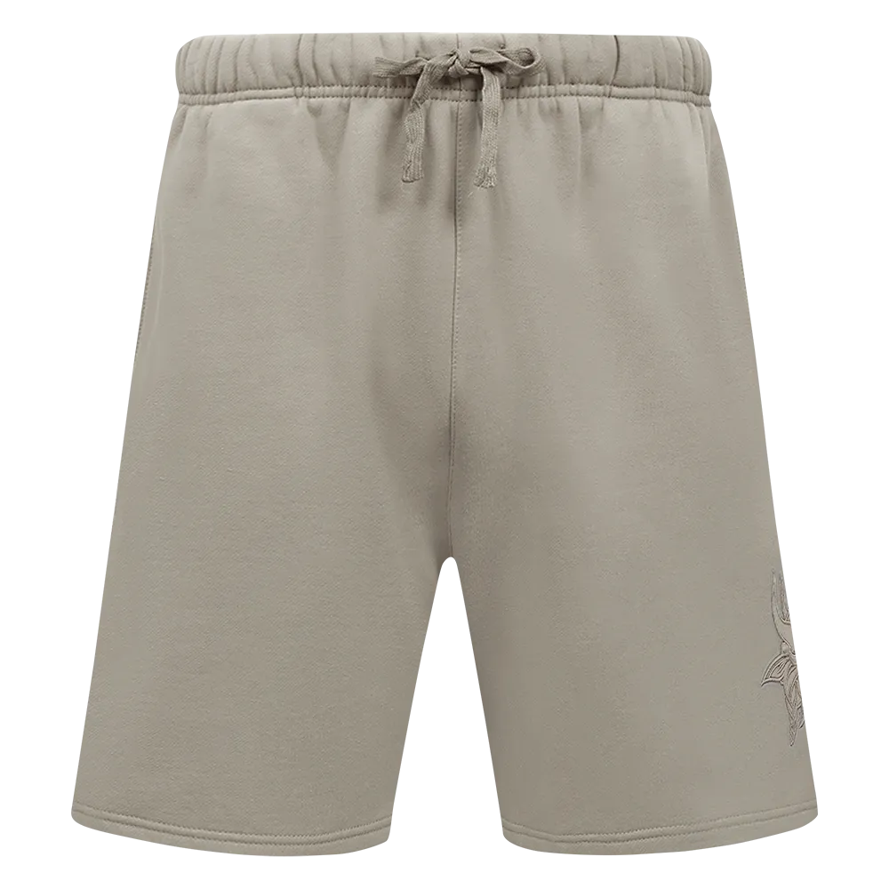 MINNESOTA VIKINGS NEUTRAL MEN'S FLC SHORT (TAUPE)