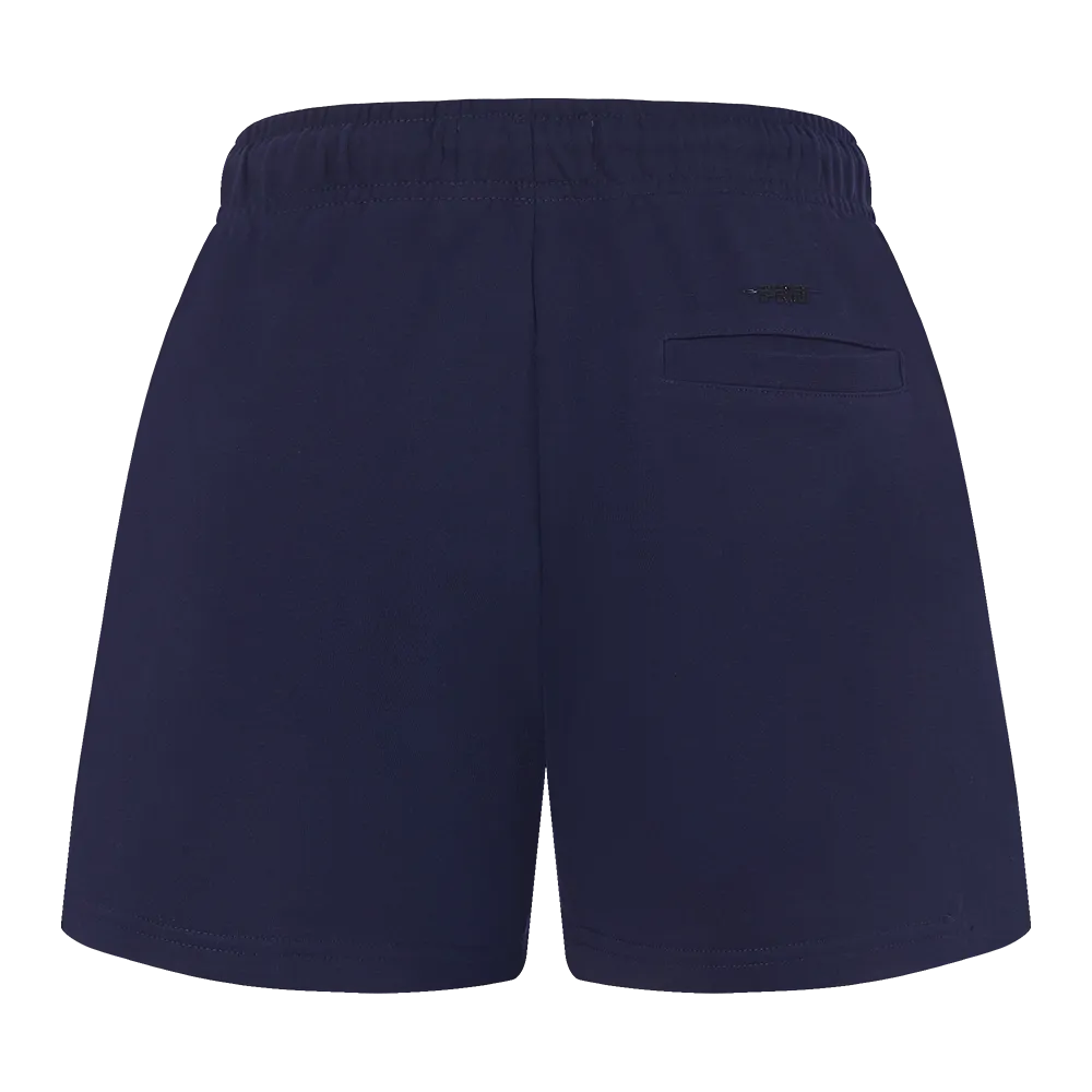 MLB ATLANTA BRAVES CLASSIC WOMEN'S FLEECE SHORT (MIDNIGHT NAVY)