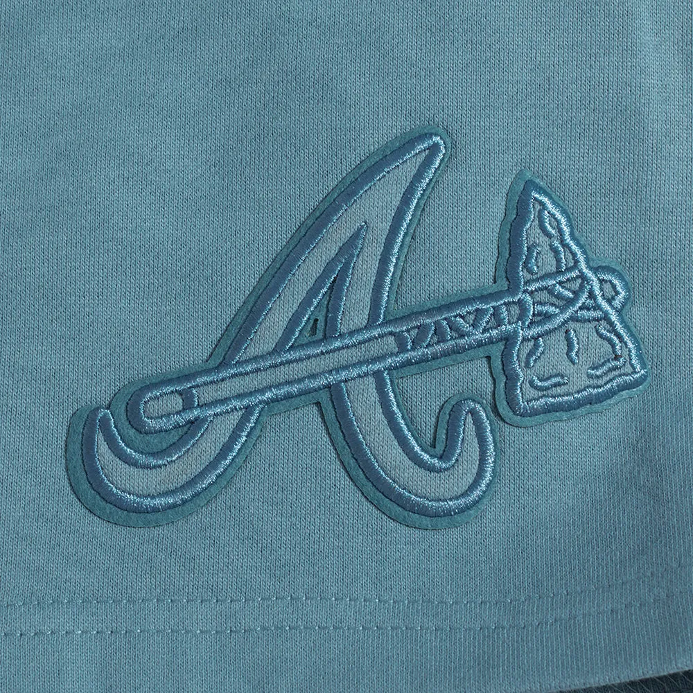 MLB ATLANTA BRAVES NEUTRAL MEN'S FLEECE SHORT (STOPL BLUE)