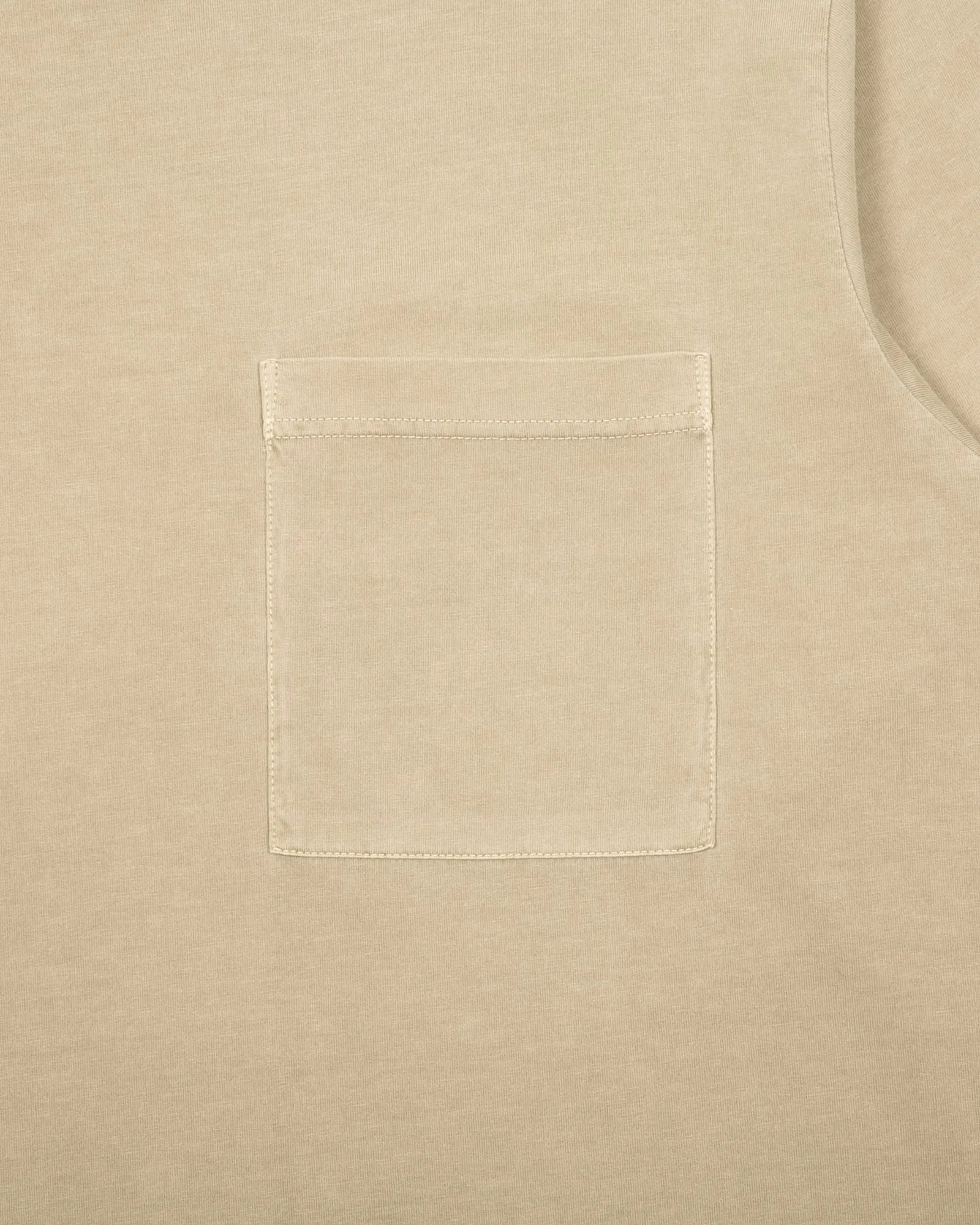 Natural Dyed Block LS Jersey - Lichen