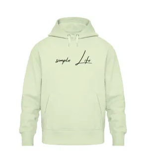 Oversized Hoodie Damen - simple life