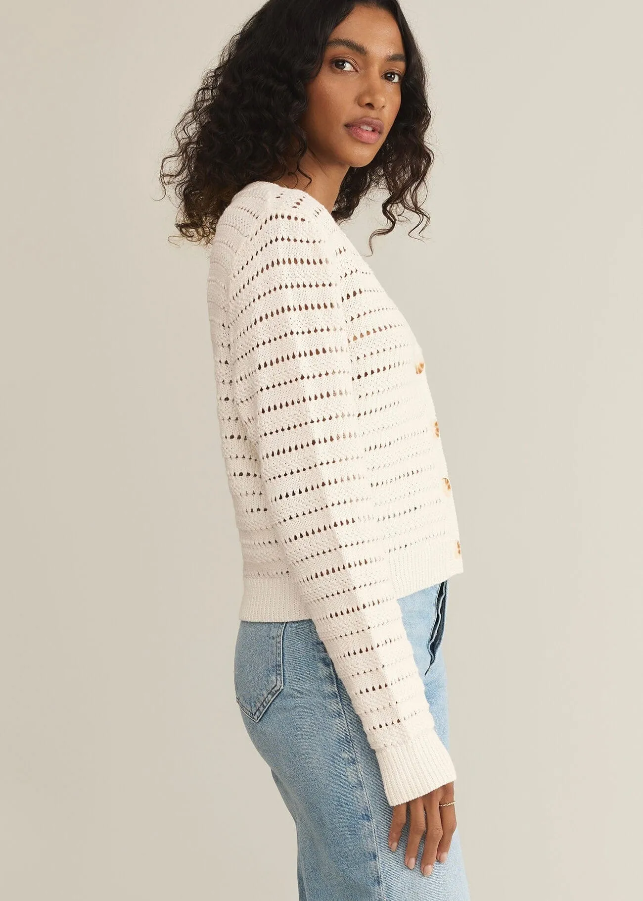 Romance Cardigan in Sea Salt by Z Supply
