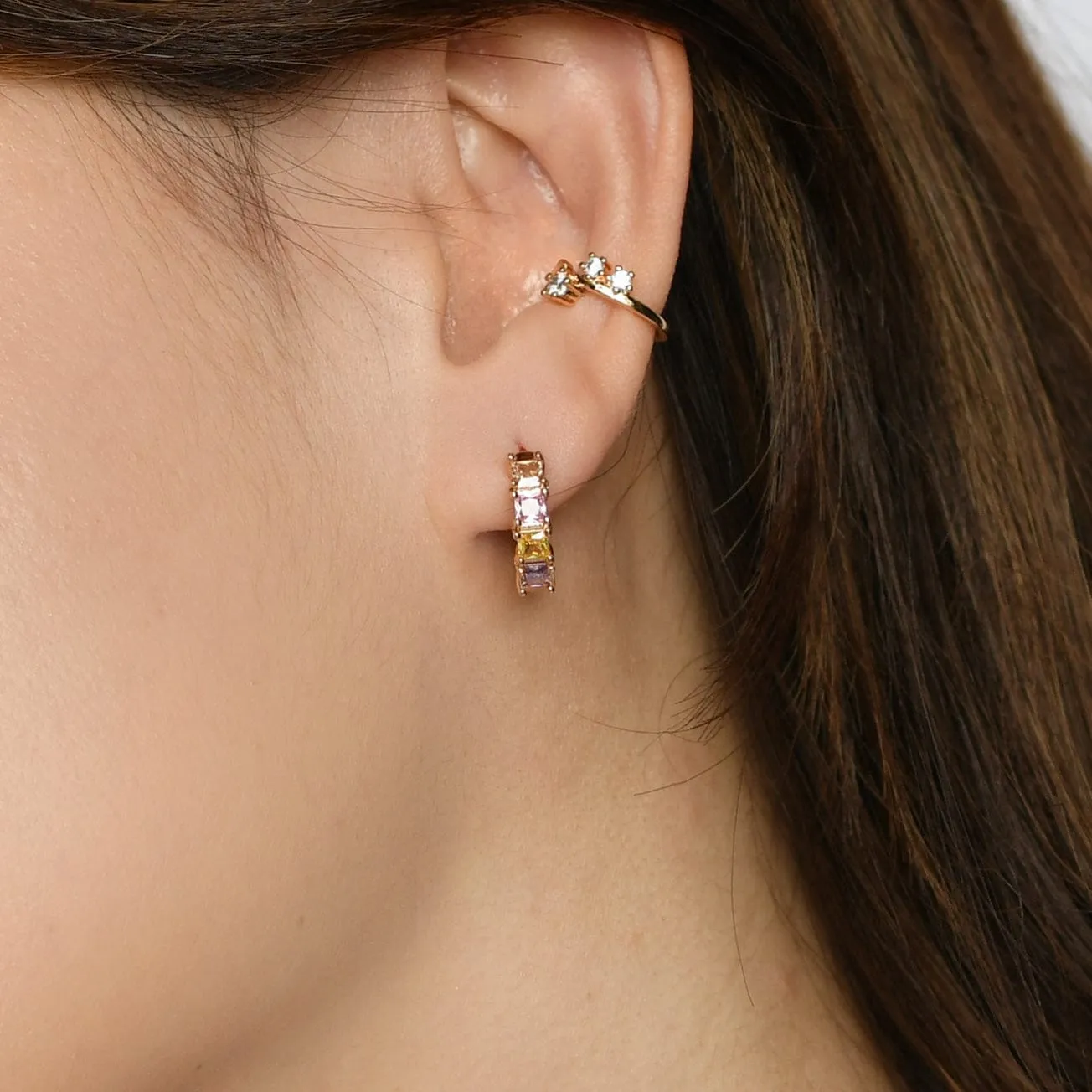 Shirley Hoops | Warm Gold