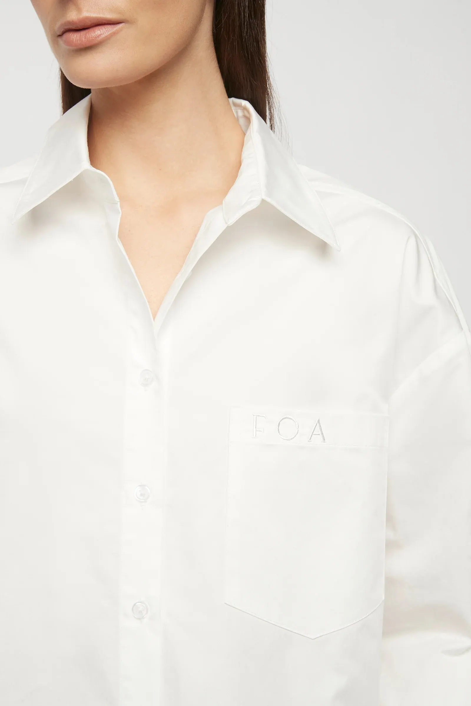 Signature Cotton Shirt White
