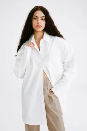 Signature Cotton Shirt White