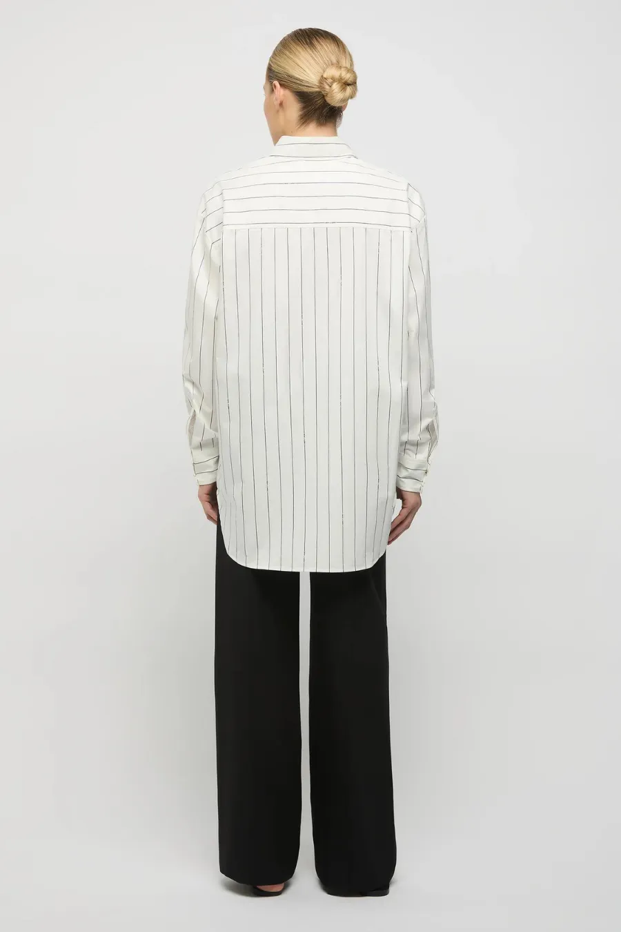 Signature Striped Shirt Black Stripes