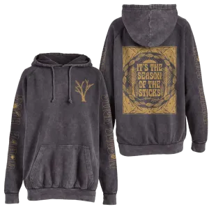 Stick Season Hoodie - Vintage Black