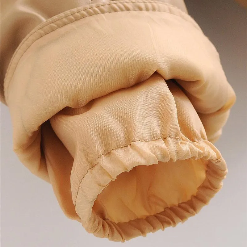 VEGAN LEATHER PADDED JACKET