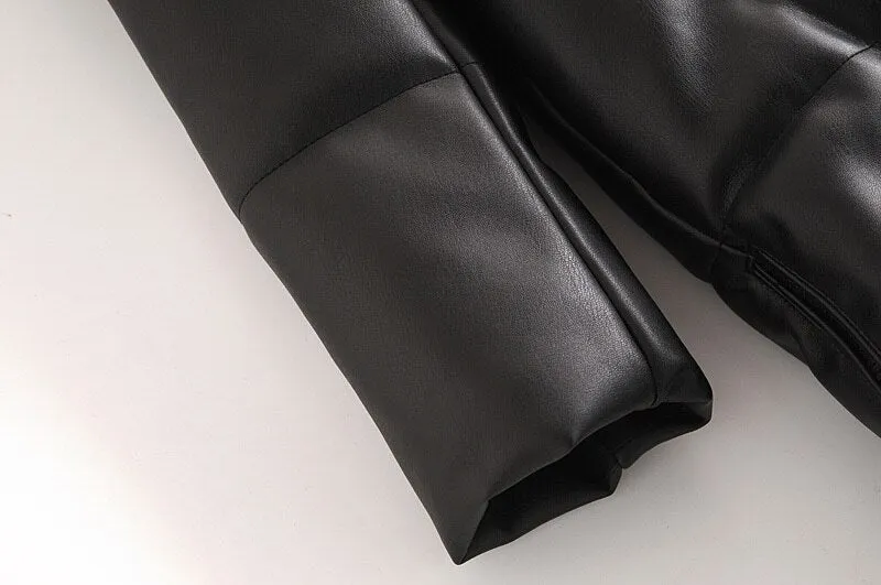VEGAN LEATHER PARKAS