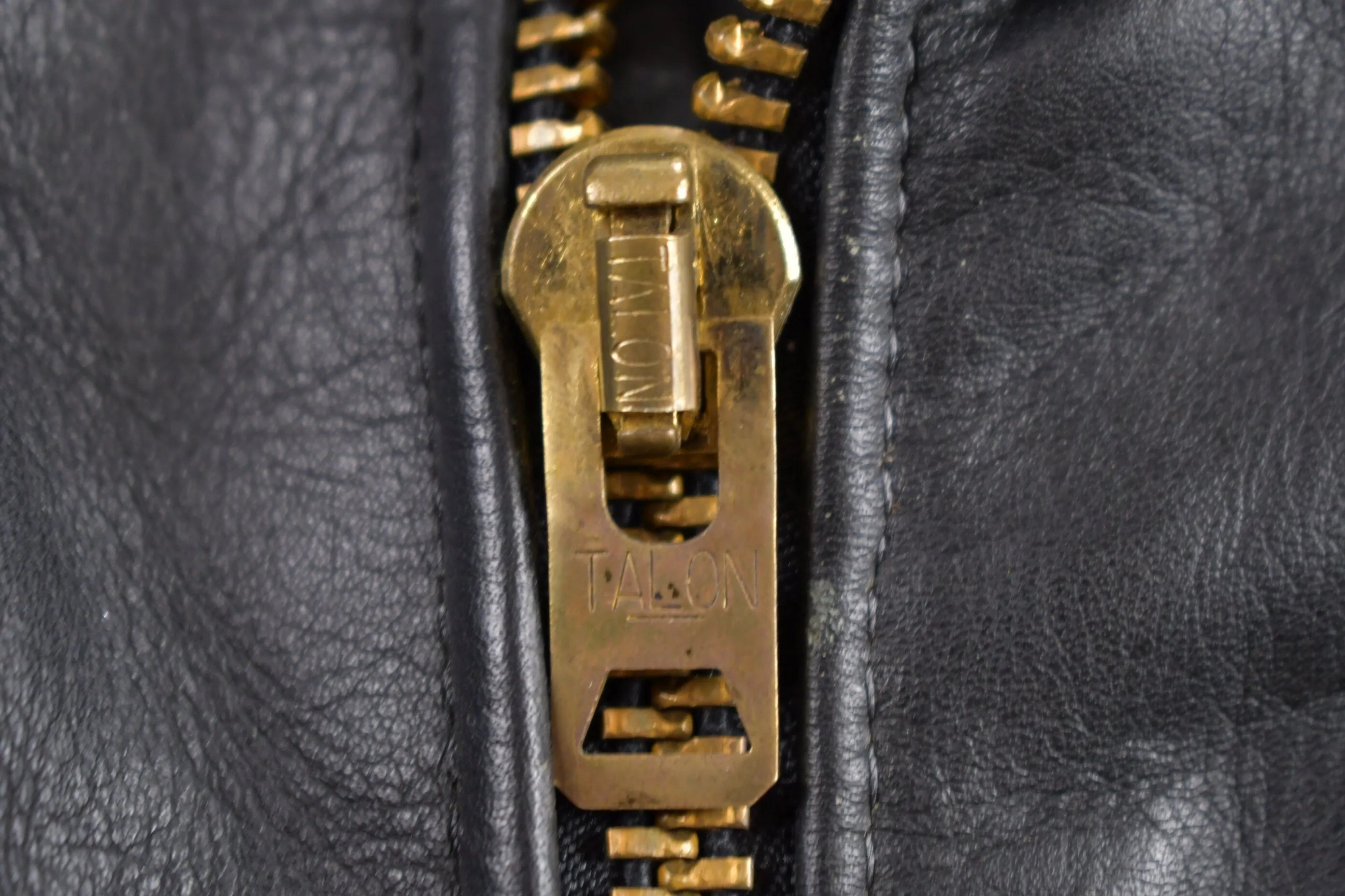 Vintage 1970s Branded Garments Leather Biker Jacket / Motorcycle Jacket / Leather Coat / Vintage Biker Jacket / Heavy Weight /