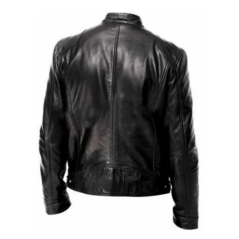 West Louis 2023 Motorcycle Street Style Leather Jacket