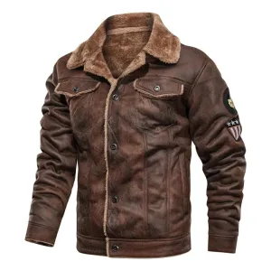 West Louis American Big Boss Leather Jacket
