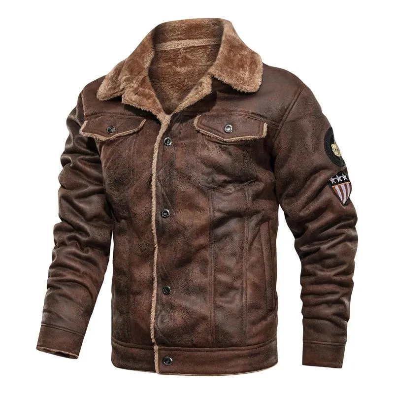 West Louis American Big Boss Leather Jacket