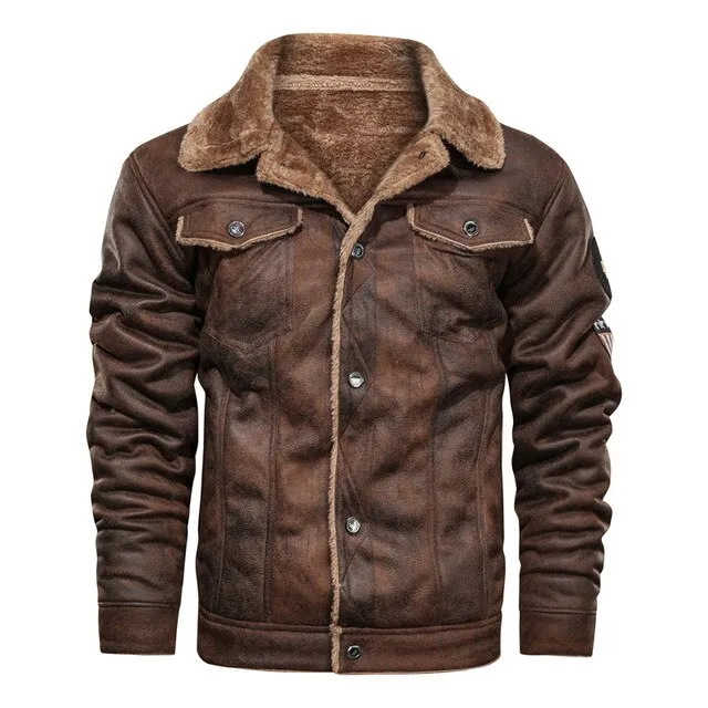 West Louis American Big Boss Leather Jacket