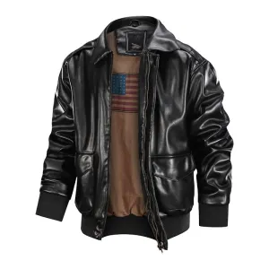West Louis American Soft Air Force Pilot Leather Jacket