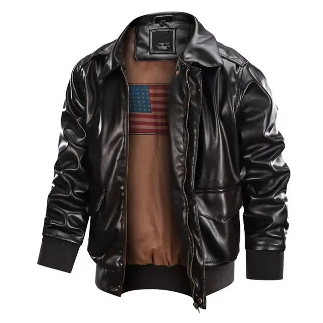 West Louis American Soft Air Force Pilot Leather Jacket
