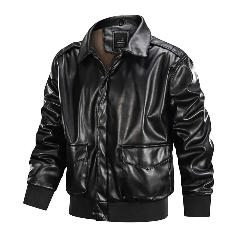 West Louis American Soft Air Force Pilot Leather Jacket
