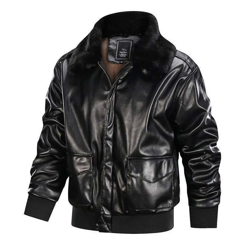 West Louis American Soft Air Force Pilot Leather Jacket