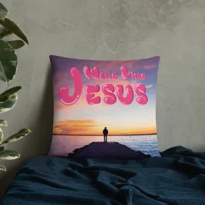 Woke Like Jesus Basic Pillow