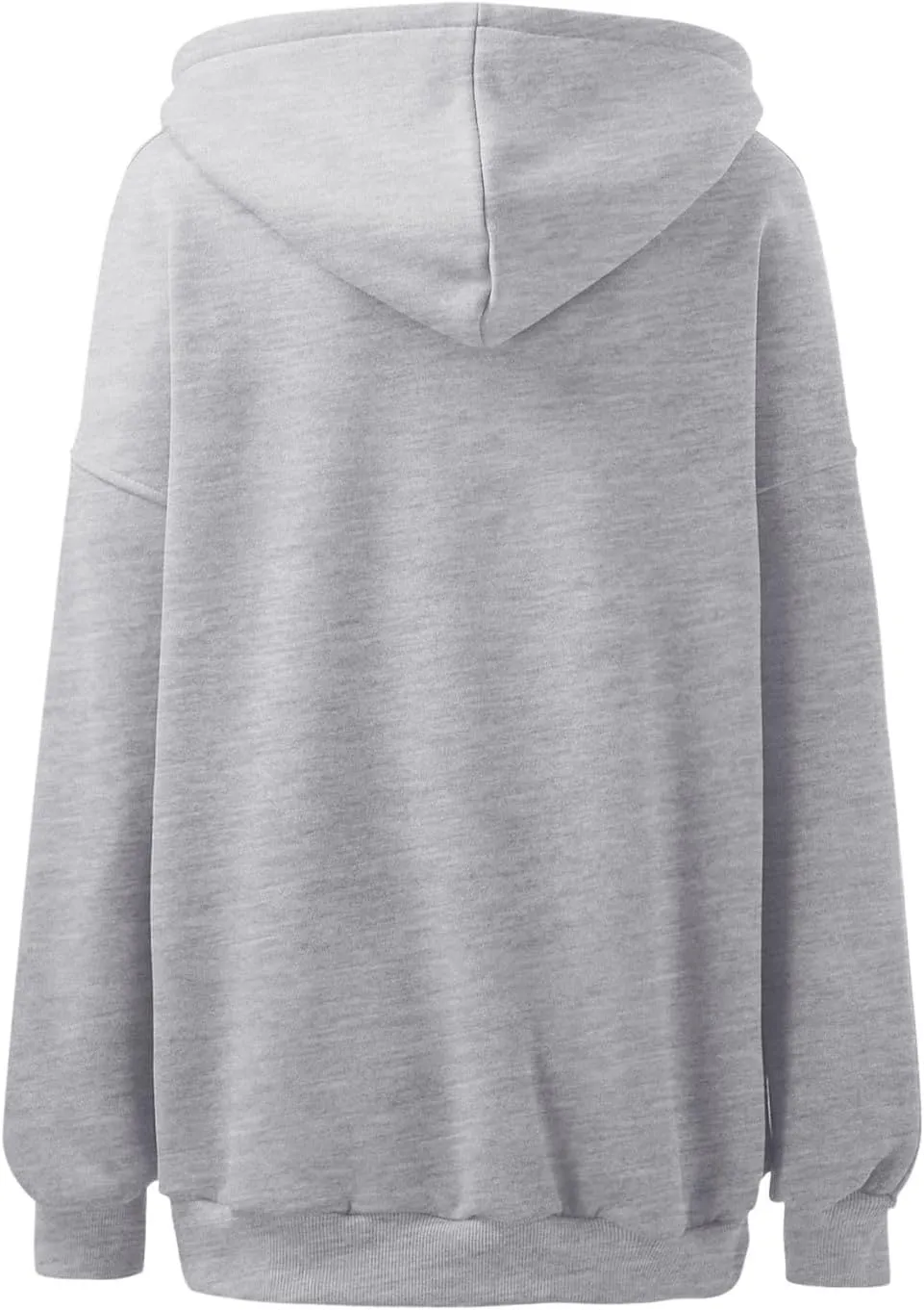 Womens Oversized Hoodies Casual Fall Teen Girls Preppy Clothes 2024 Trendy Long Sleeve Pullover V Neck Sweatshirts